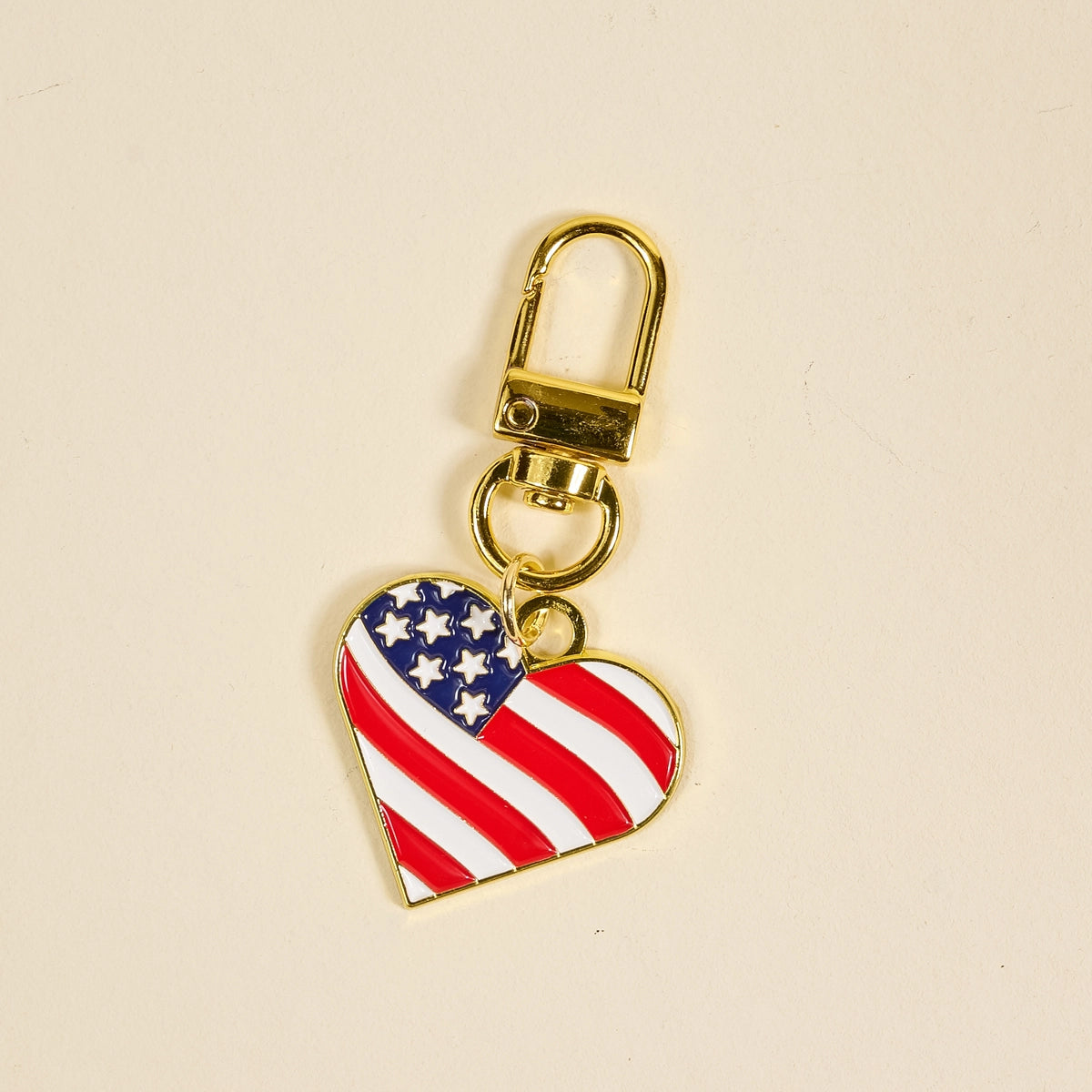 Pawfect Collar Charm–Americana Heart