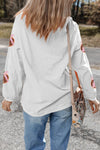 Sequin Pumpkin Sweatshirt