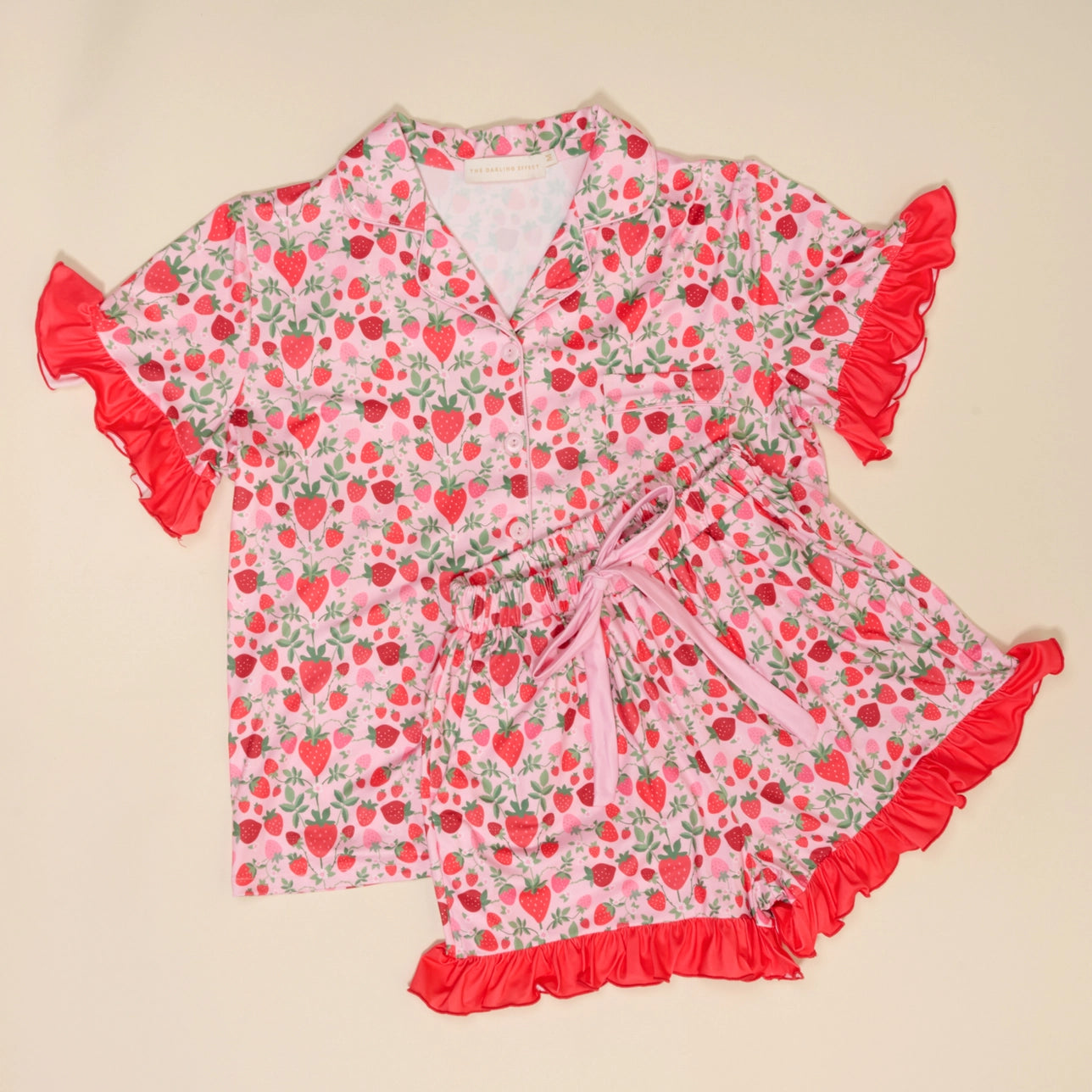 Slumber Party Pajama Shorts Set
