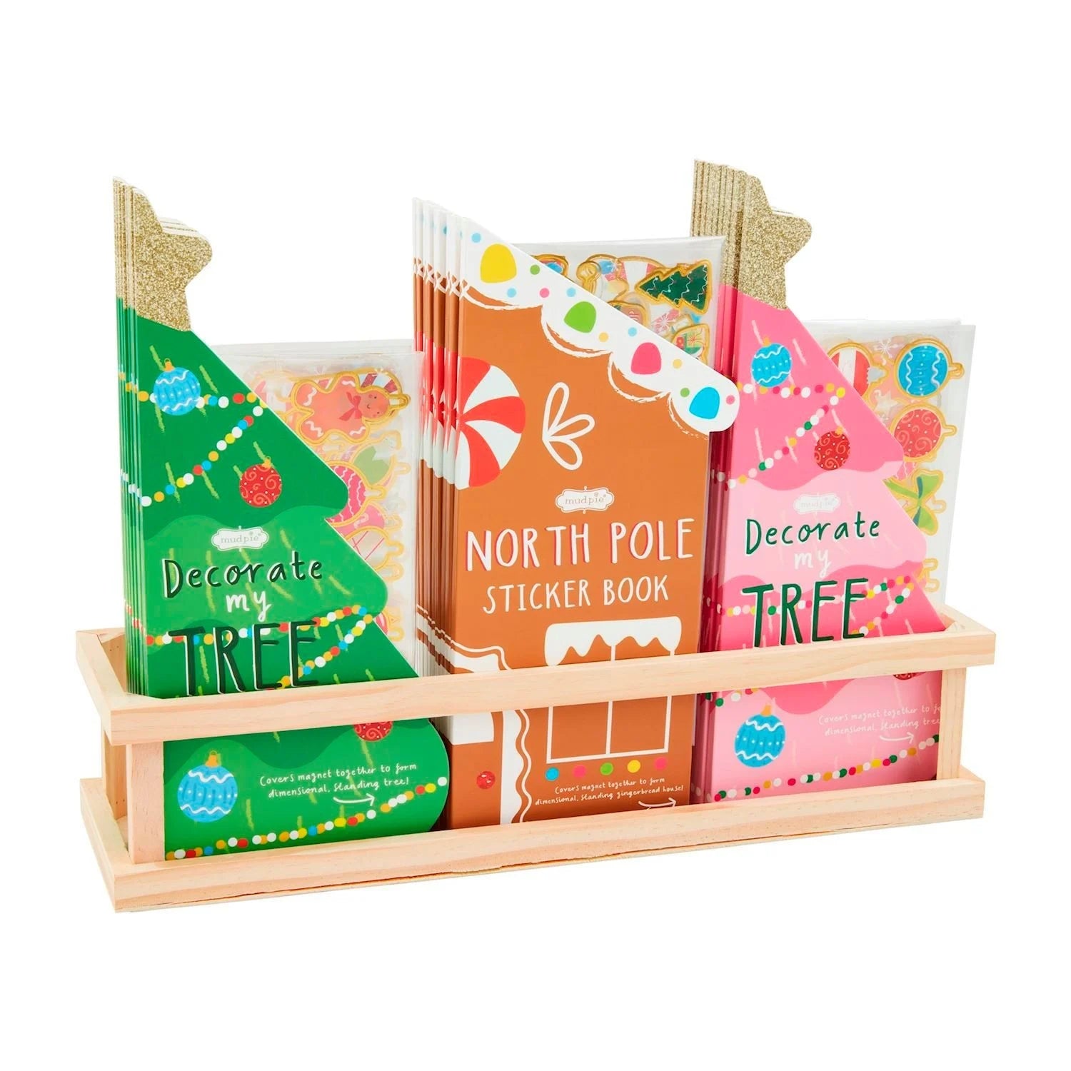 Christmas Sticker Books by MudPie