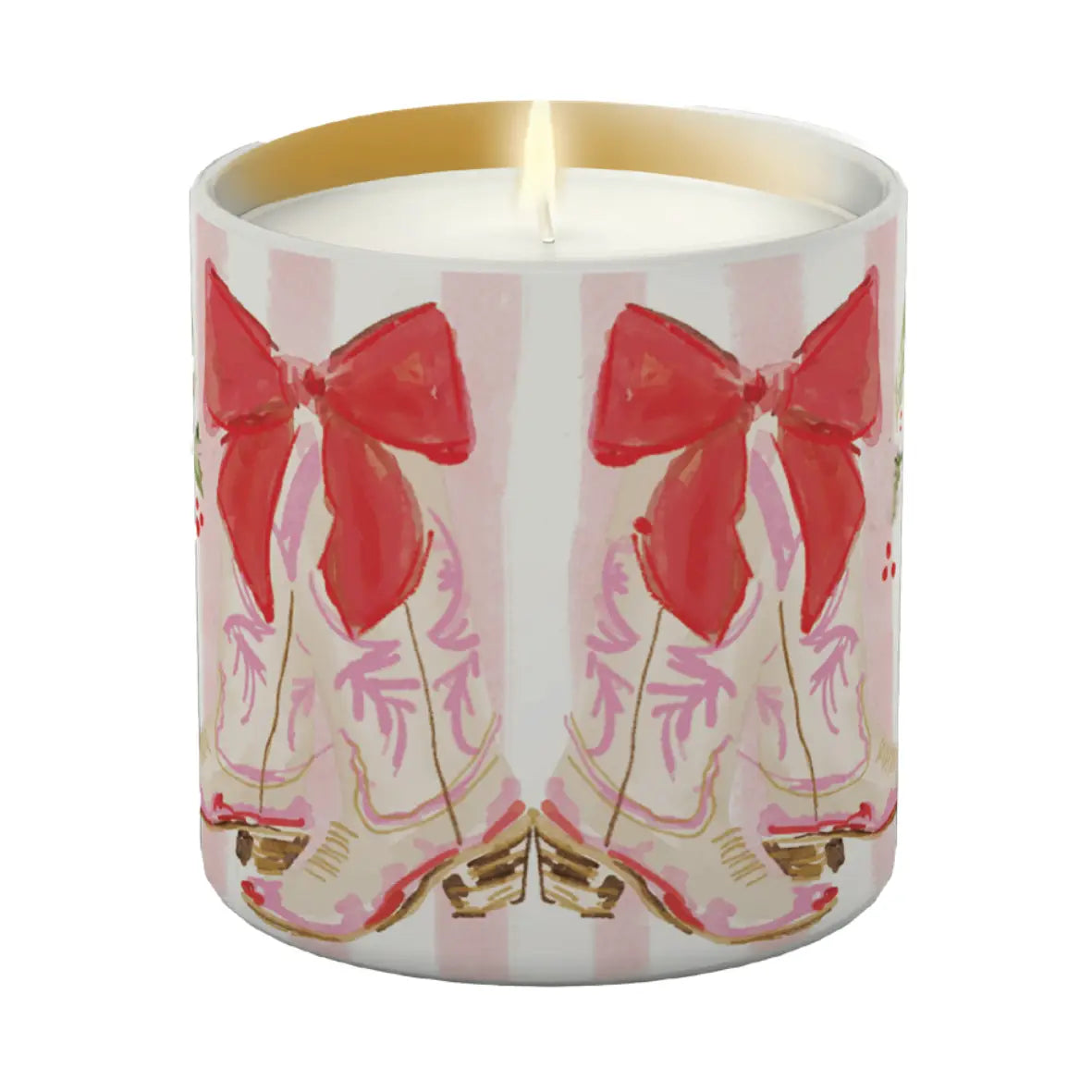 Holiday Illustrated Soy Candle*Final Sale