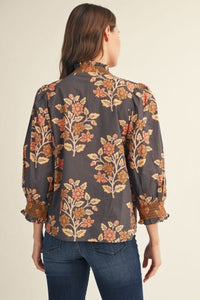 Floral Daydream Smocked Top
