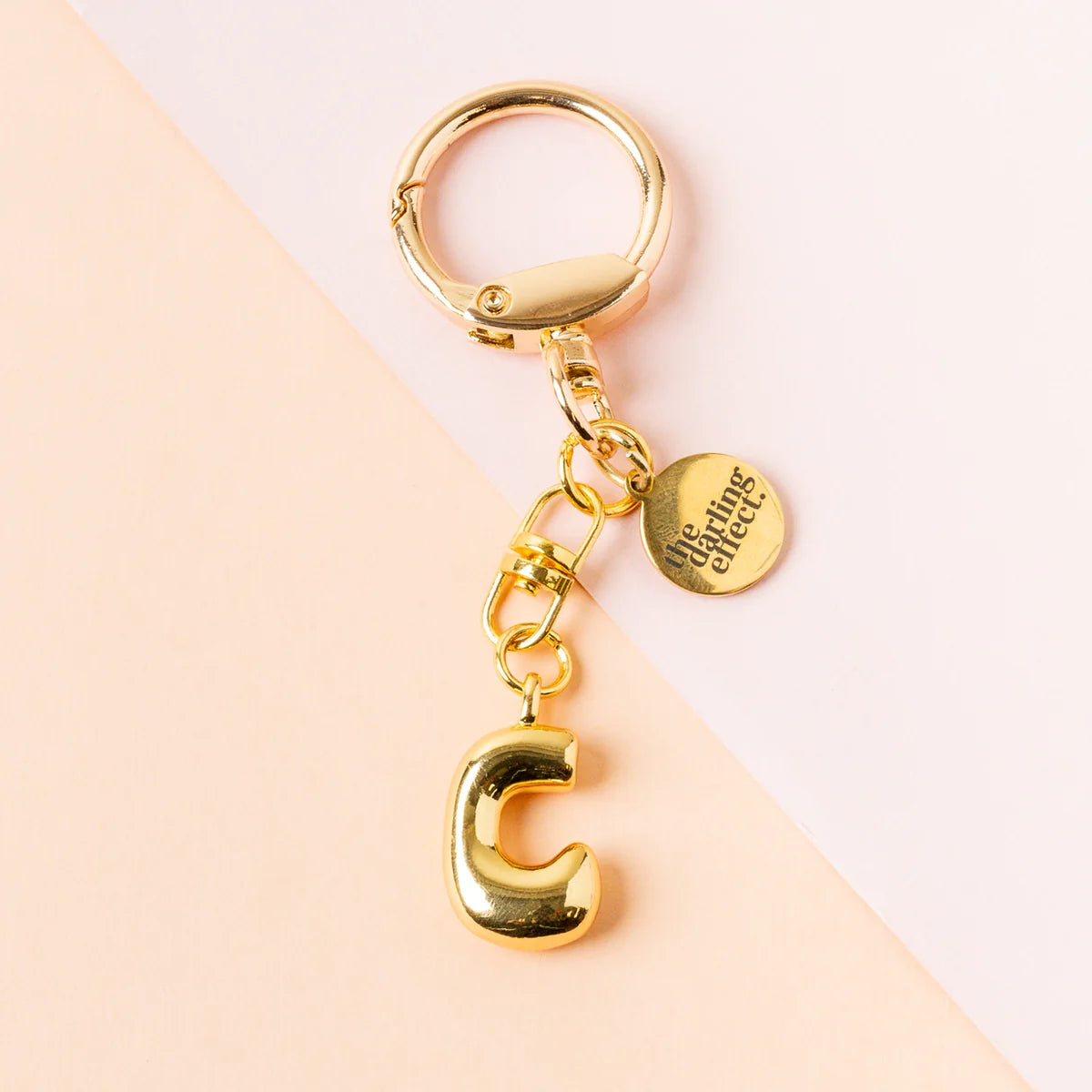 Bubble Letter Keychain Bag Charm