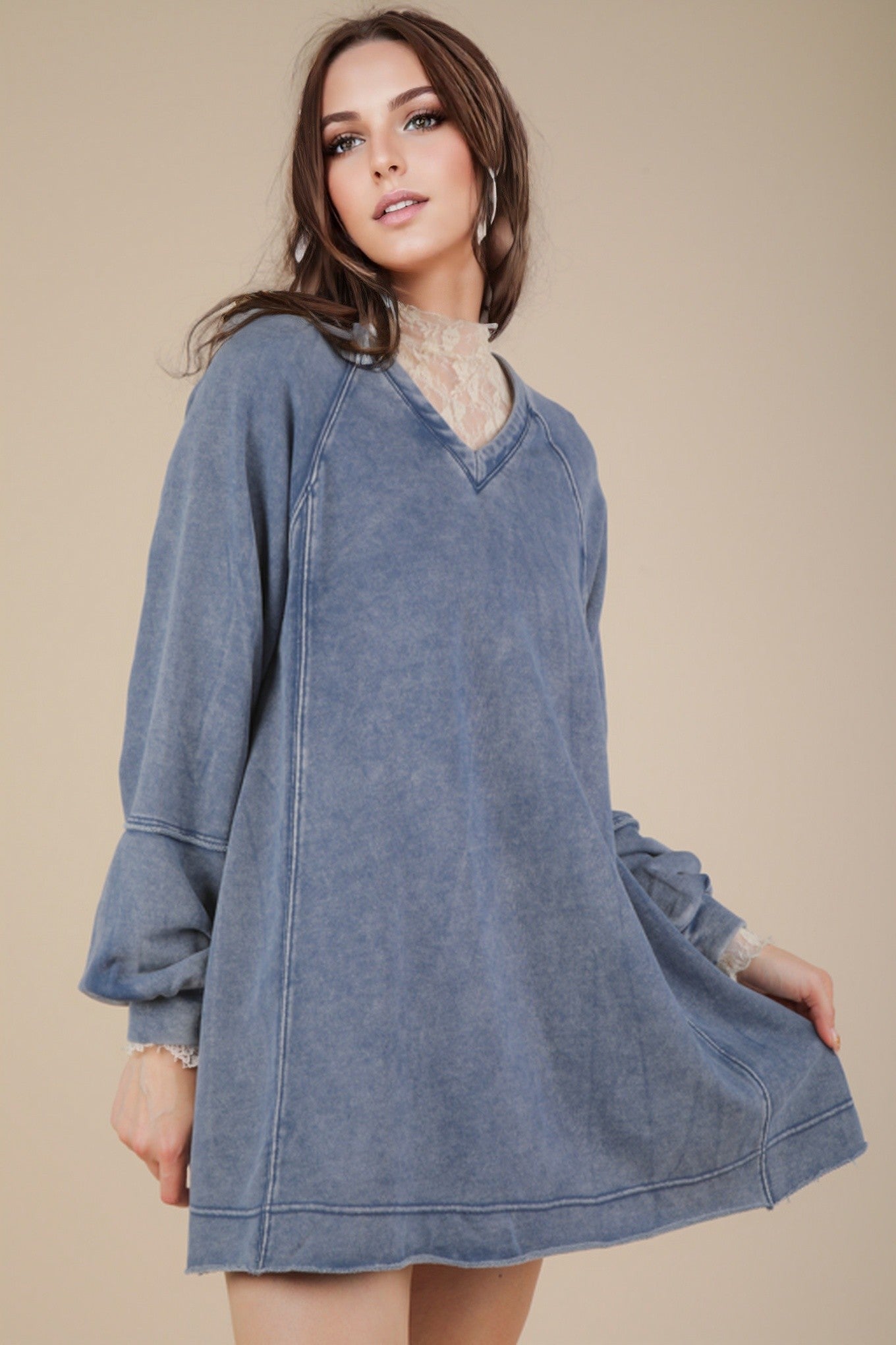 Dazzle In Denim Dress