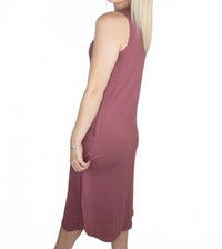 Marsala Sleeveless Midi Dress by Staccato