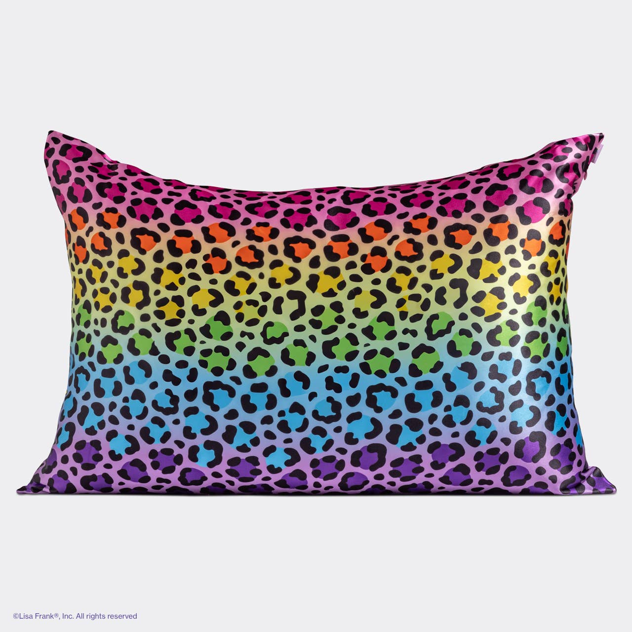 Lisa Frank Leopard Standard Satin Pillowcase by Kitsch