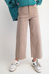 Polka Dot Twill Pants