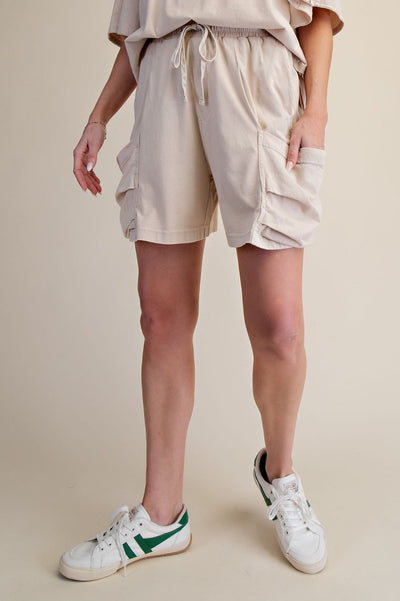 Washed Cargo Shorts