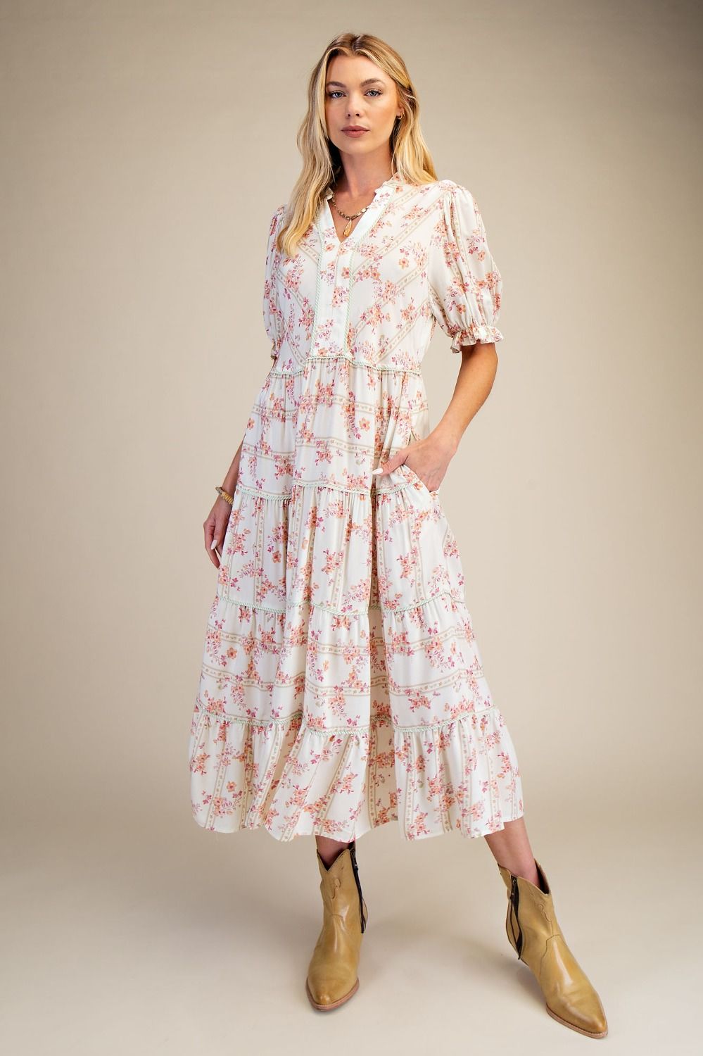 Carried Away Maxi Dress by Easel