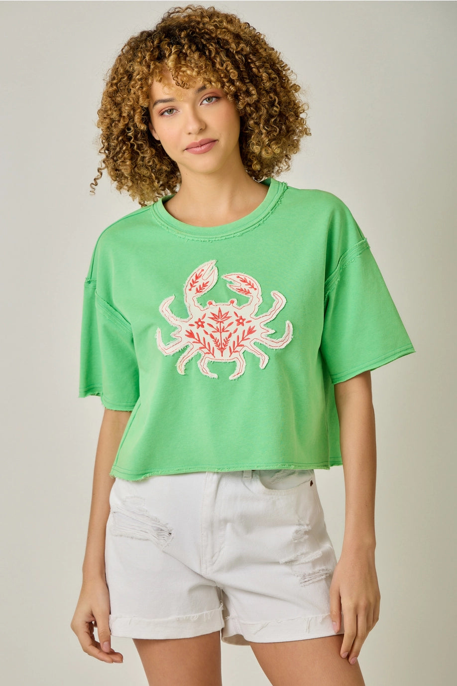 Crab Patched French Terry Tee