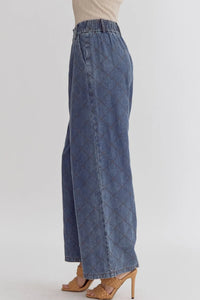 Stitched Detail Denim Jeans*Final Sale