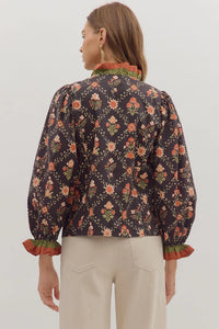 Bree's Floral Blouse by Entro