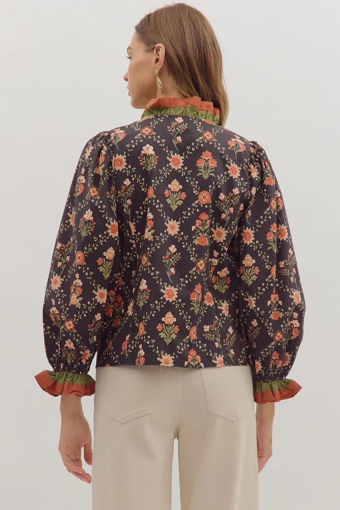 Bree's Floral Blouse by Entro