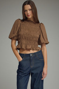 Softly Styled Puff Top