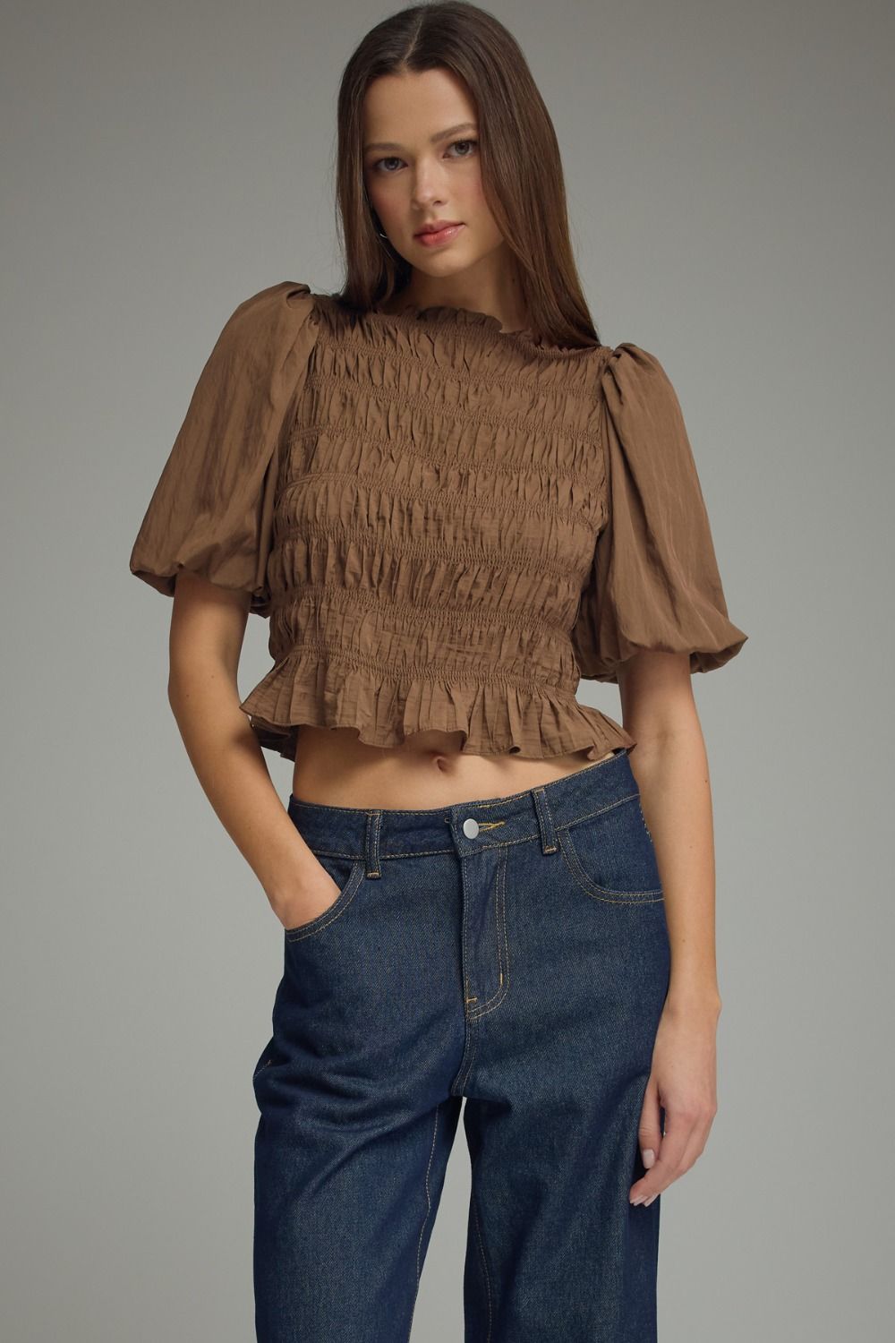 Softly Styled Puff Top