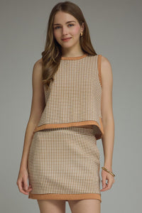 Garden Party Gingham Top