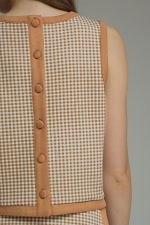Garden Party Gingham Top