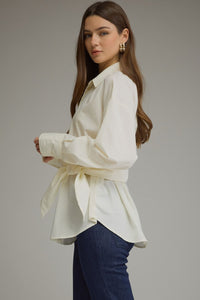 Chic Charm Tie Top