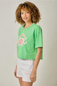 Crab Patched French Terry Tee