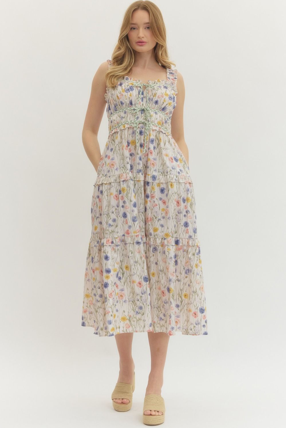 Festively Floral Dress