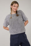Ribbed T-shirt