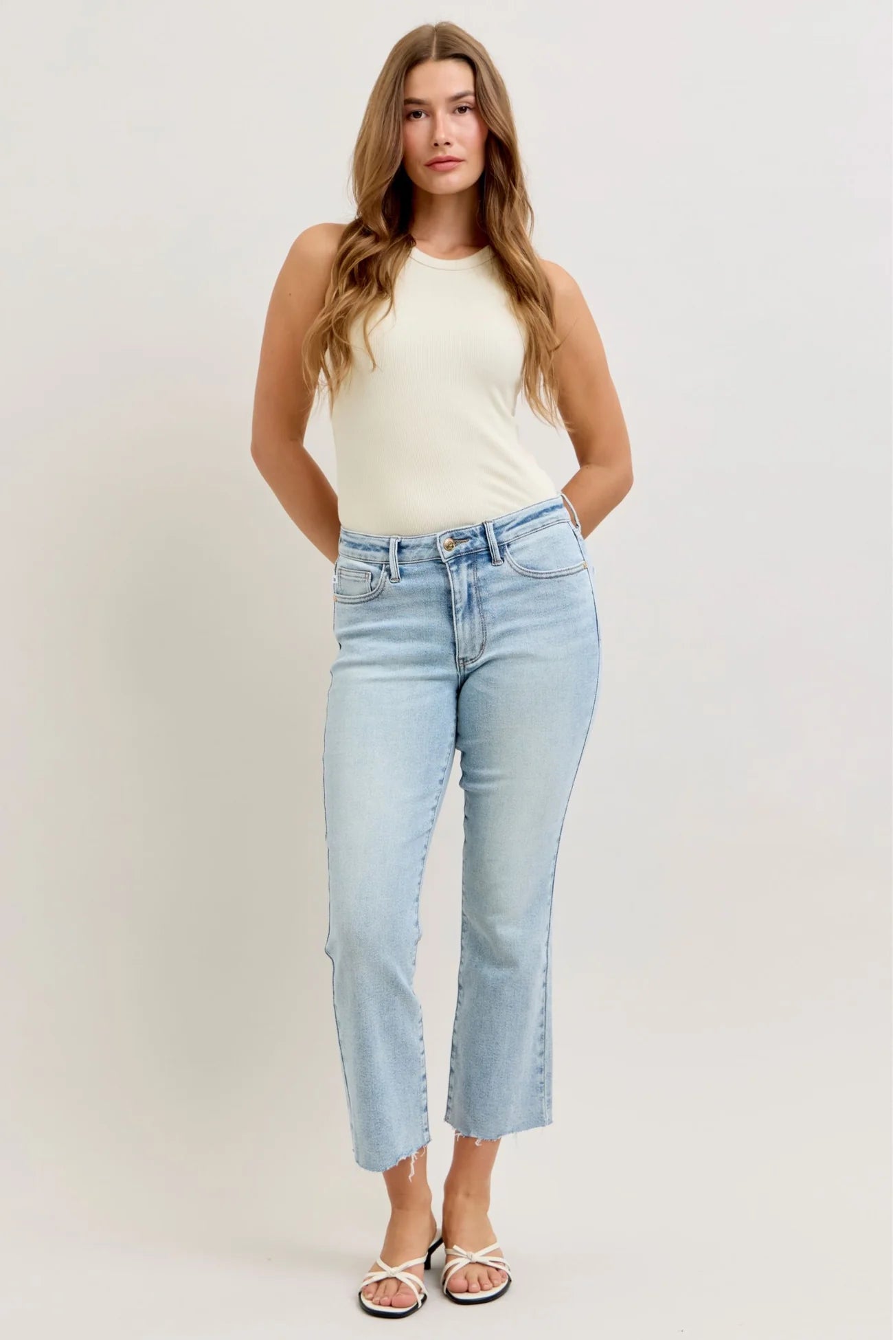 Miss Sunshine Kick Flare Jeans by Judy Blue