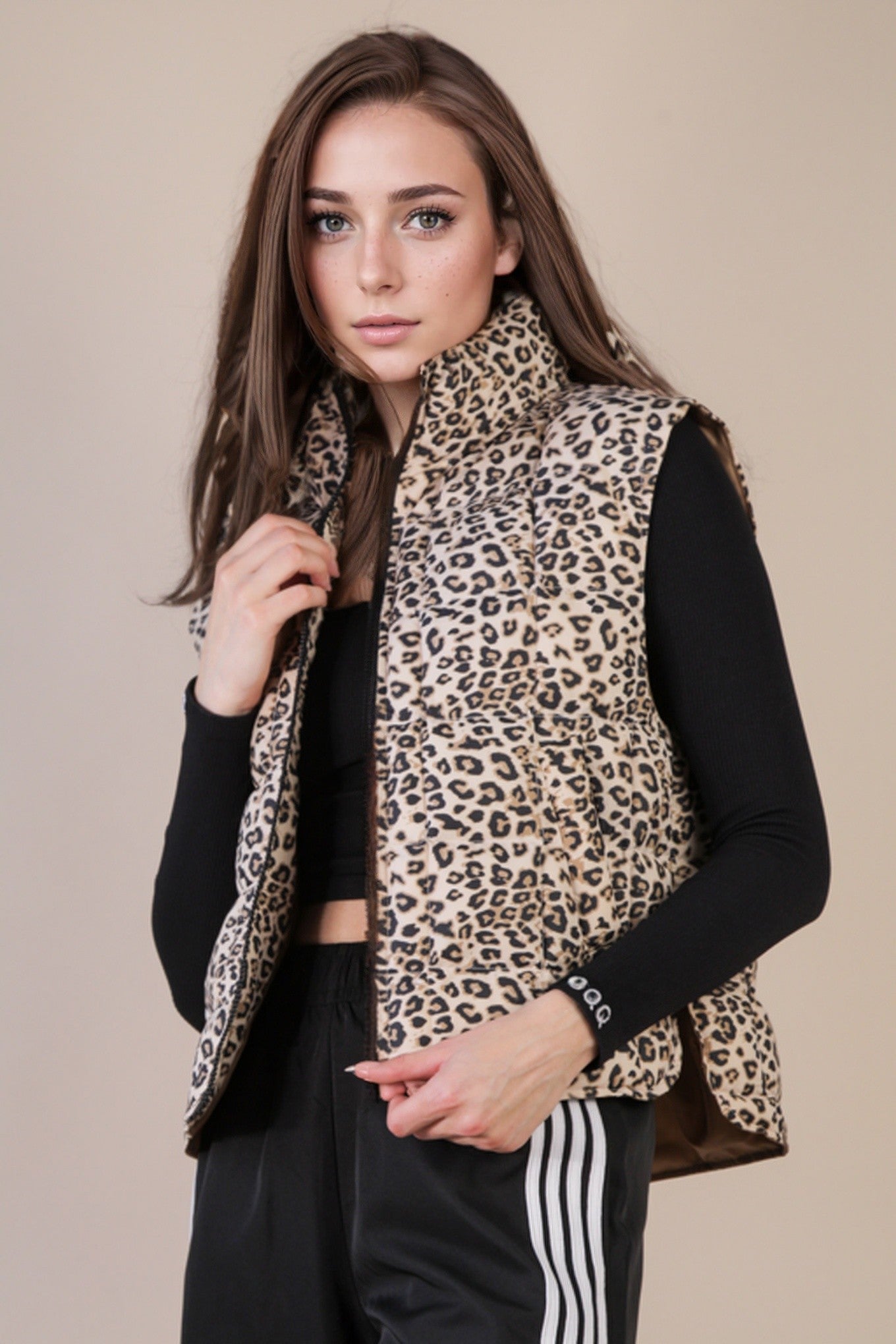Leopard Vest