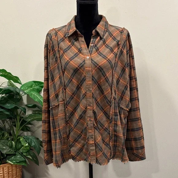 COWGIRL UP PLAID SHIRT BY HEYSON