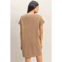 Round Neck T-Shirt Mini Dress