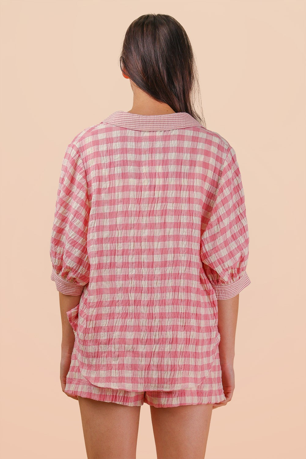 No Ordinary Checkered Short Set