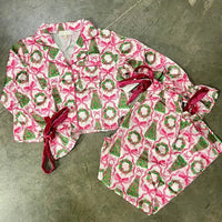 Youth Christmas Bow PJ's by Simply Southern