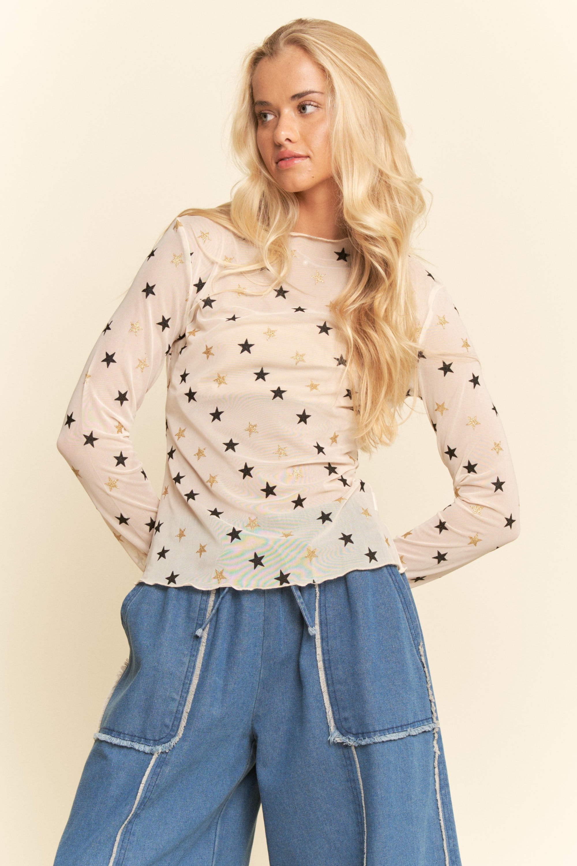 Star Mesh Top