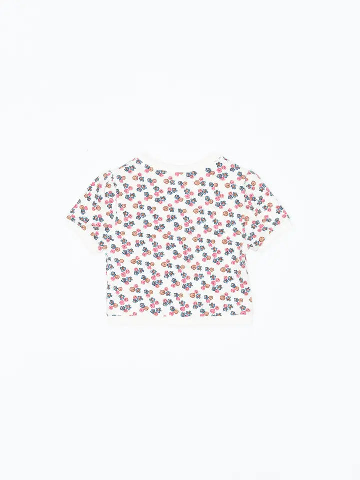 Girls Trixie Floral Top by Finding Foxtale