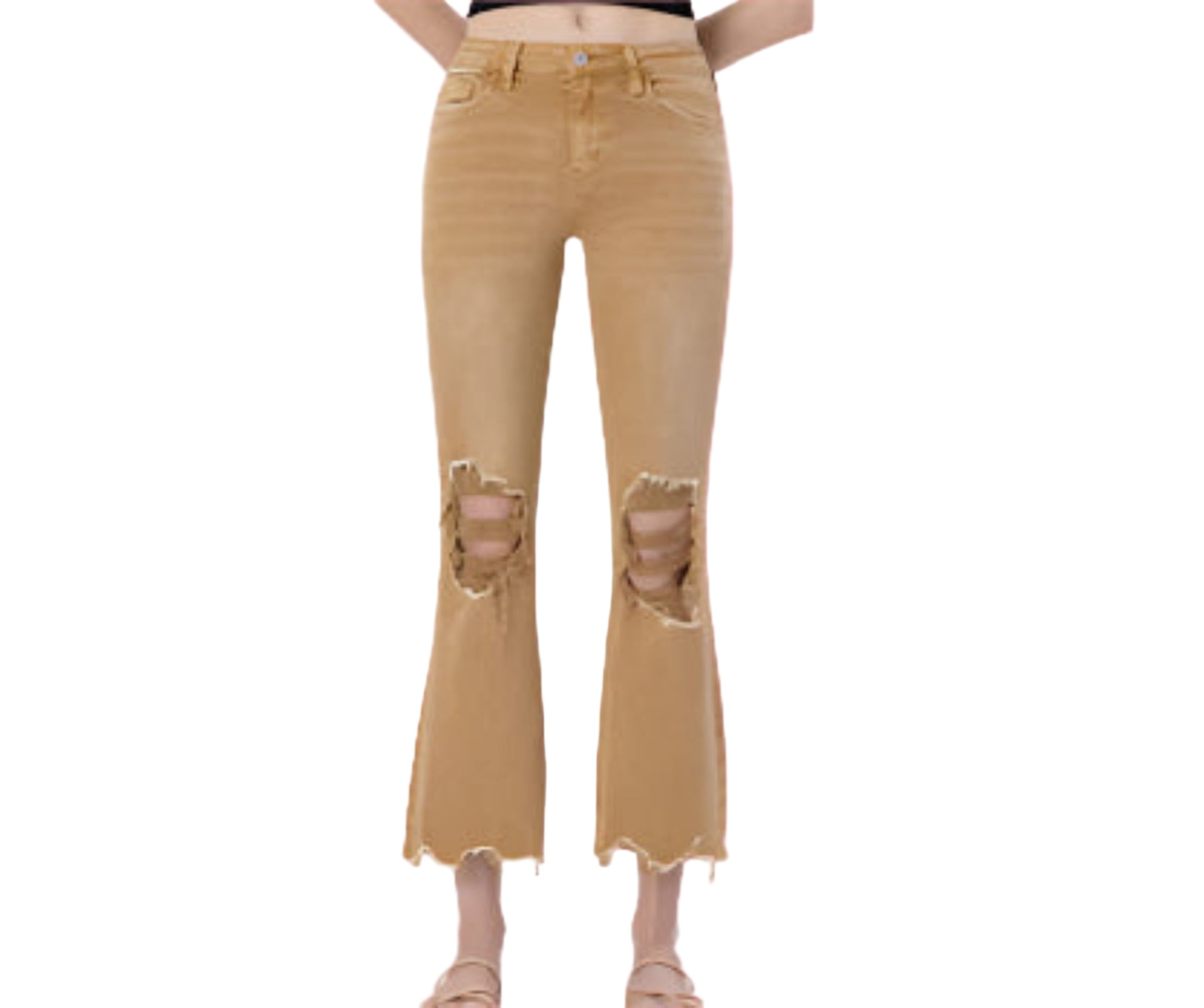 Vervet Bella High Rise Flare