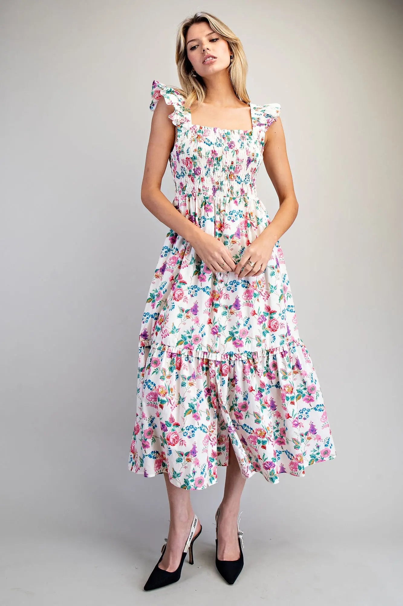 Floral Pink Dress