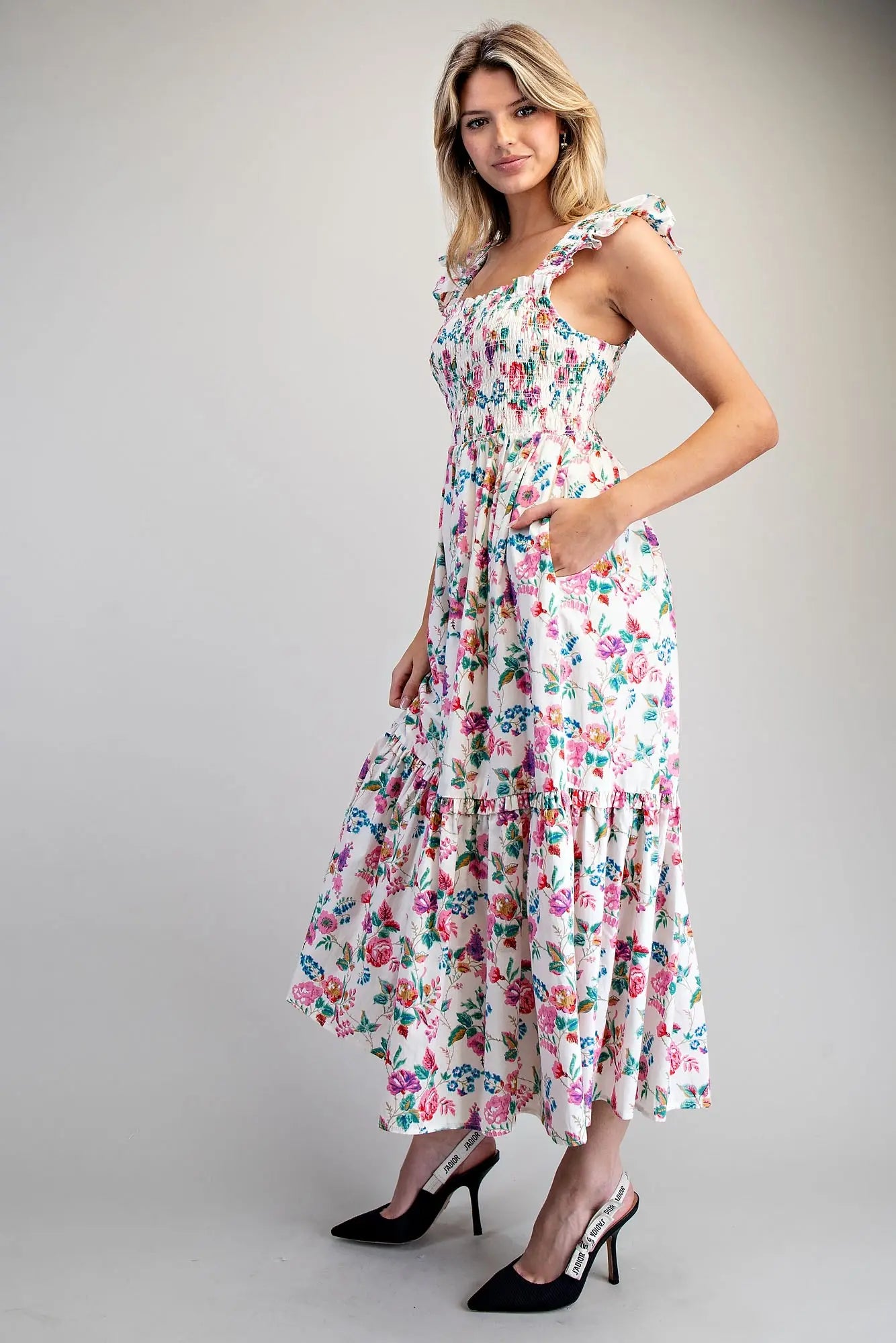 Floral Pink Dress