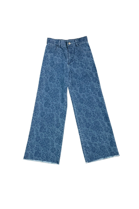 Kids Wide Leg Jeans