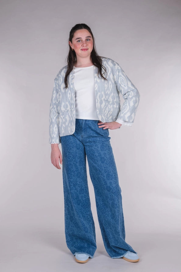 Kids Wide Leg Jeans