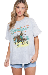 the yee haw graphic tee/ zutter/ zutter graphic tee/ yee haw