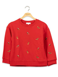 Youth Christmas Doggie Crewneck