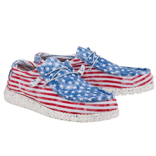 Hey Dude Men's Wally Stars And Stripes