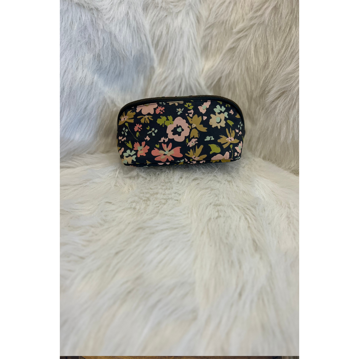Cosmetic Bag Navy Floral