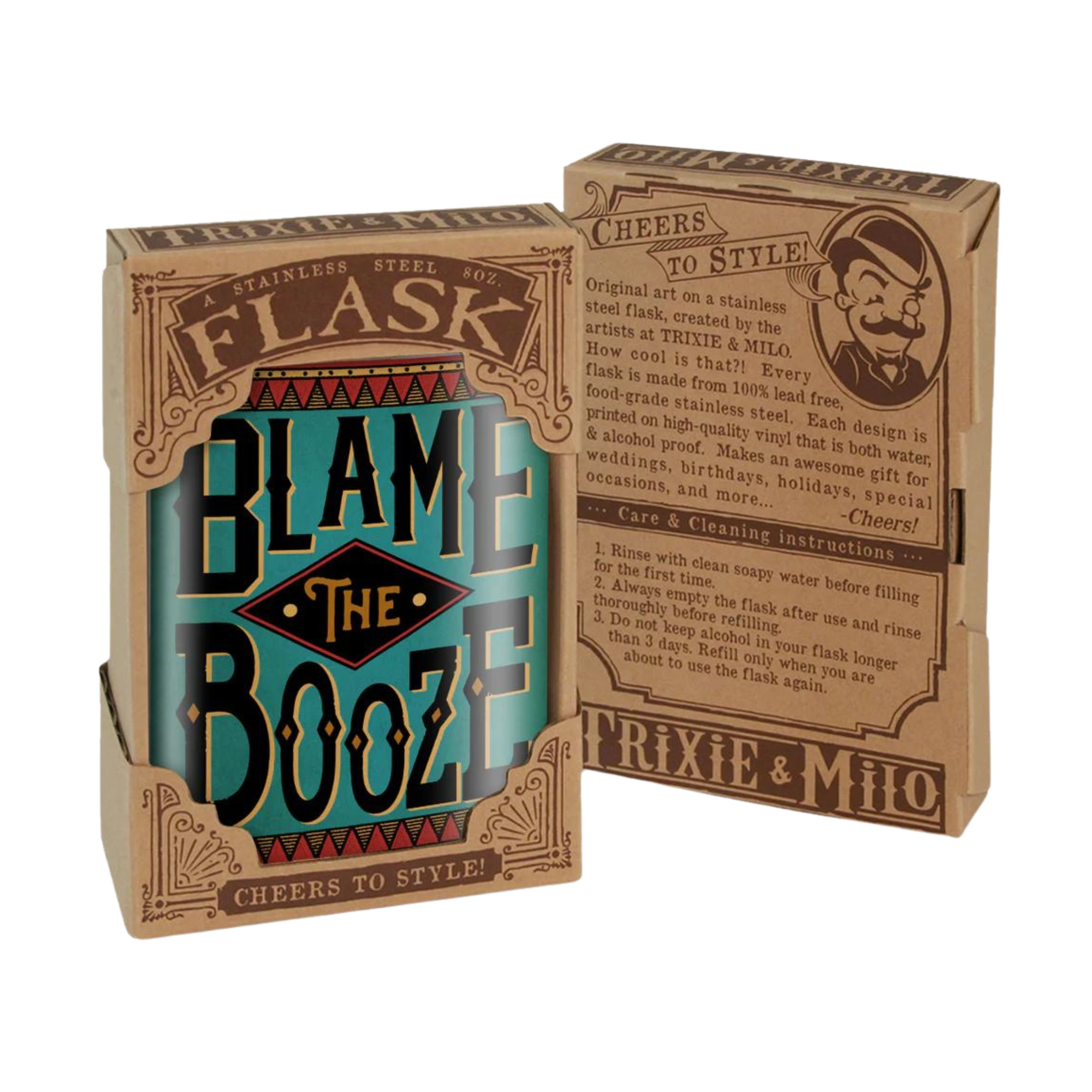 Trixie & Milo Drinking Flasks - Thumbnail 2