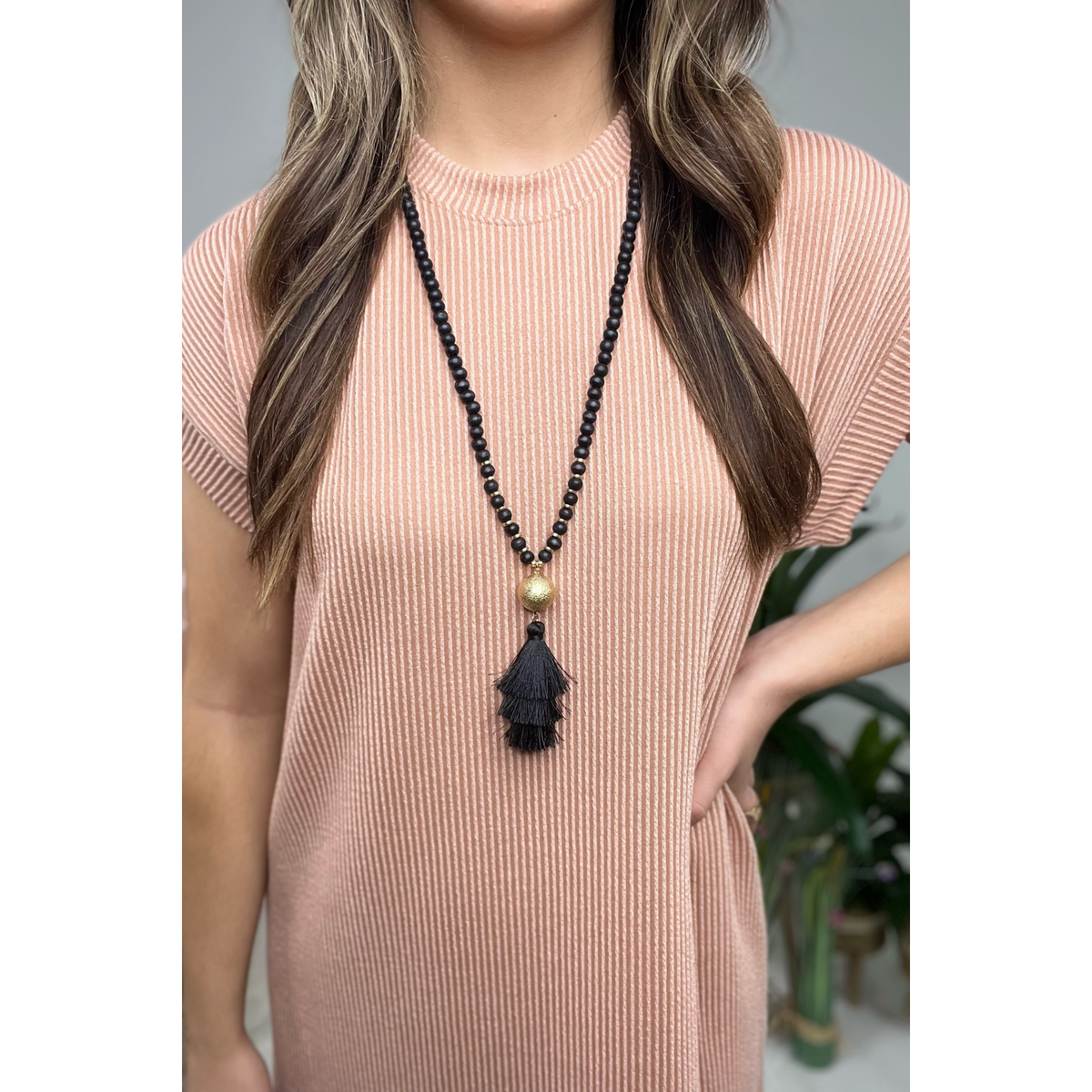 Fringe Drop Necklace