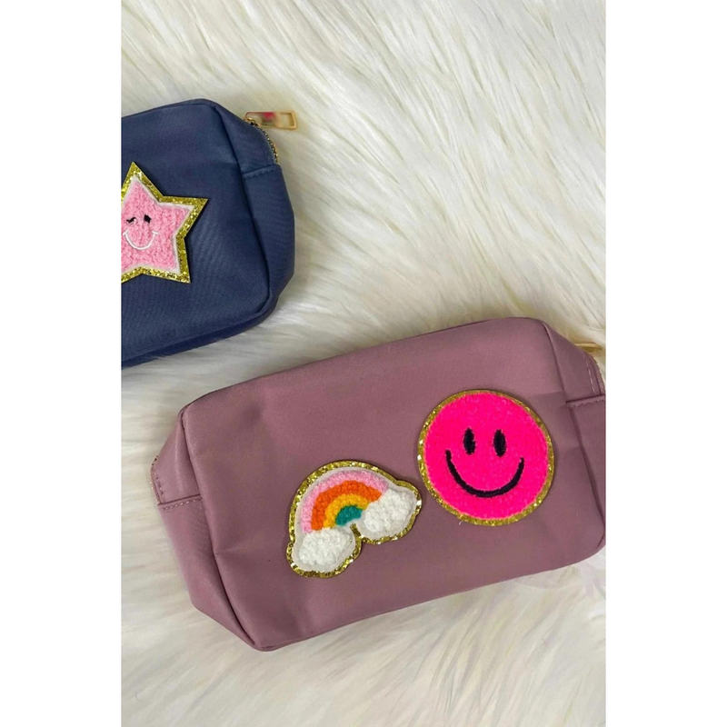 Mini Varsity Cosmetic Bags