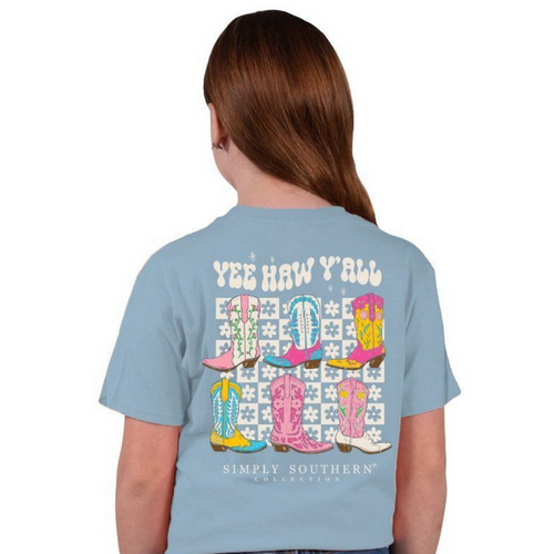 Youth Simply Southern Yee Haw Y'all Tee