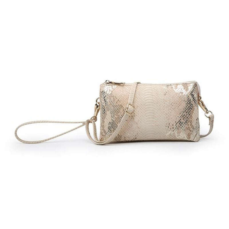 Jen & Co Riley Crossbody Handbag - Light Gold