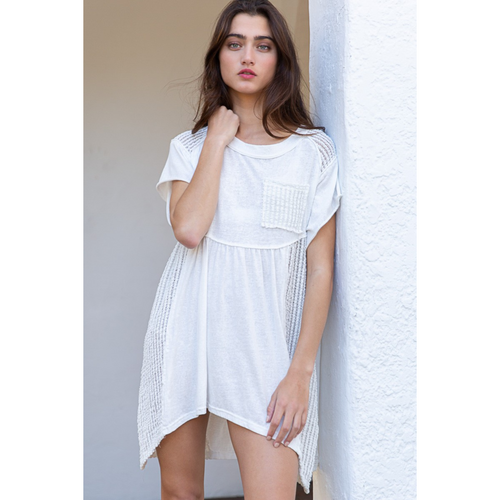 White Sand Mini Dress