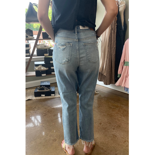 Judy Blue Straight Fit High Waisted Jeans