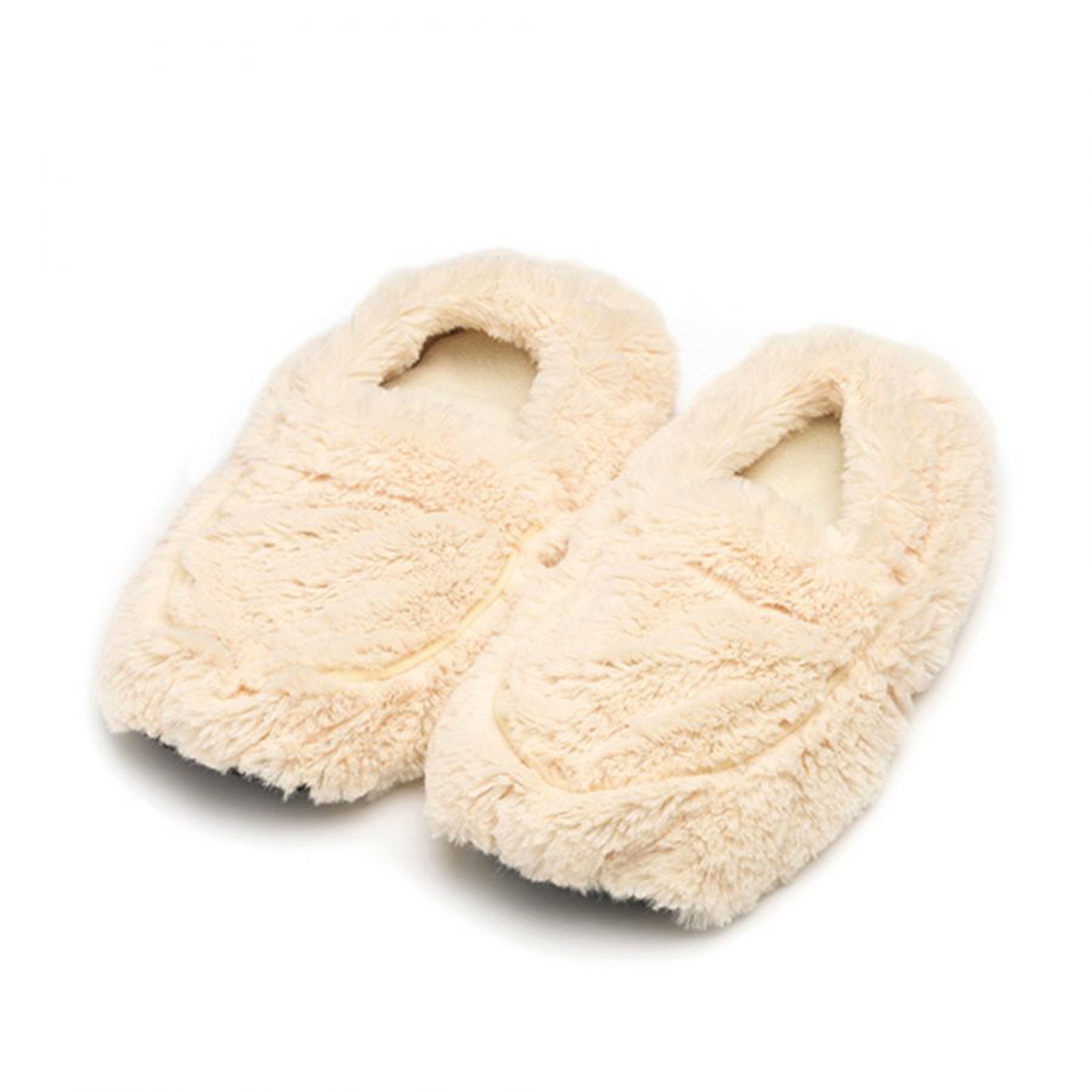 warmies slippers in cream